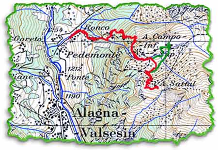 Mappa Alpe Sattal