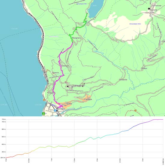 mappa rifugio degli angeli